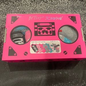 Box of Betsey Johnson Low Cut Socks